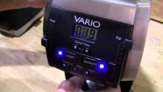 How To Baratza Vario Burr Adjustment [upl. by Sydel]