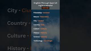 Lesson 4 English Through Spanish  Lección 4 Inglés a Español shorts englishtospanish english [upl. by Searle]