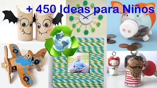 Manualidades para Niños con Reciclaje  Crafts for Kids with Recycling [upl. by Ajnotal991]