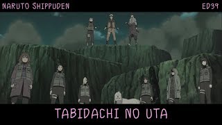 Naruto Shippuden ED39  Tabidachi no Uta【Thai Sub】 [upl. by Nivrem604]