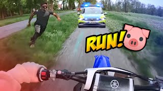 Police Chase Dirt Bikers  INSANE Cops VS Motorcycles  Best Compilations 2024 [upl. by Ynabe]