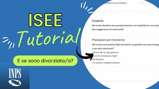 ISEE 2024 TUTORIAL GENITORI NON CONIUGATI E NON CONVIVENTI isee2024 inps tutorial [upl. by Anilak831]