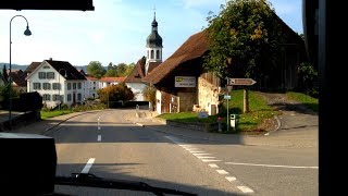 Postauto Zürich  Linie 215 Affoltern aA Bhf  Uitikon Dorf via Kelleramt  Solaris Urbino 18 [upl. by Gorlicki]