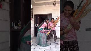 Ghamu v pari me ladaai😲🫢Parichoudhary  How to make doll table and chairs shorts [upl. by Thomasin732]