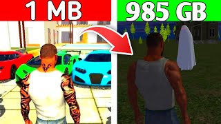 1MB VS 985GB GTA GAME in play store [upl. by Lesde249]