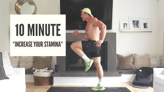 HOW TO RUN LONGER  Home Workout to IMPROVE STAMINA [upl. by Gerhardine]