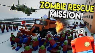 LEGO ZOMBIES SANTA RESCUE MISSION  Brick Rigs Multiplayer Roleplay amp Gameplay Challenge [upl. by Bernat]