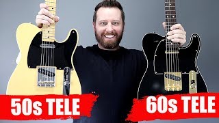 50s TELE vs 60s TELE  What Are The Differences [upl. by Robert]