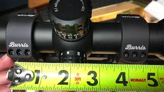 Product Review Burris XTR ii w SCR Mil Dot reticle Mile Shot with Bergara B 14 HMR 65 Creedmoor [upl. by Mindi]