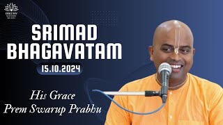 Srimad Bhagavatam Class by HG Prem Swarup Prabhu [upl. by Snider]