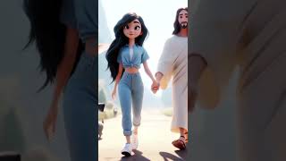 Through all my mistakes you love me the same way 🥺 animation worshipsongs christian disney [upl. by Trilbee]