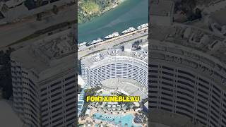 The Iconic Fontainebleau Hotel in Miami miami building hotel trend facts scarface party usa [upl. by Nylrats]