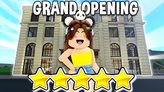 Opening a 5 STAR GRAND HOTEL in Bloxburg [upl. by Luke121]