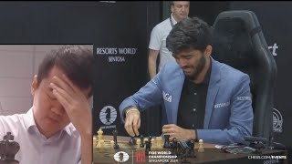 Emotional and shocking ending to World Chess Championship 2024 [upl. by Heidy]