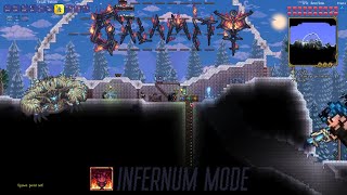 Infernum Crabulon  Base Upgrades  Terraria Infernum Mode Ranger Playthrough Ep5 [upl. by Yeca]