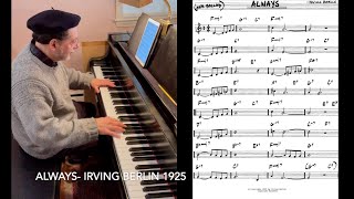 Always Irving Berlin atonalmusic pianoimprovisation [upl. by Scrivenor]