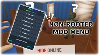 Hide Online 491 MOD MENU  NonRooted  UnlockAll  Godmode  ESP  Speed  Unlimited Ammo [upl. by Cahan]