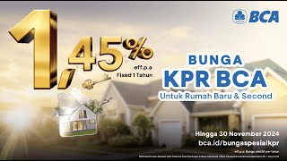 Bunga KPR BCA Akhir Tahun [upl. by Lilias]