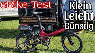 Onemile Nomad legales FaltradPedelec e Bike Test klein Leicht und Günstig 2023 ebike [upl. by Atenek746]