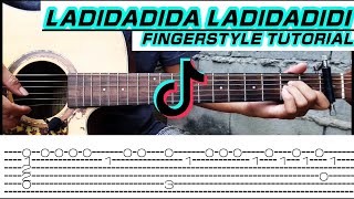 Ladidadida Ladidadidi  Tiktok Song  Renai Circulation guitar fingerstyle cover Tabs [upl. by Akciret]