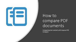 How to compare two PDF documents [upl. by Colin]