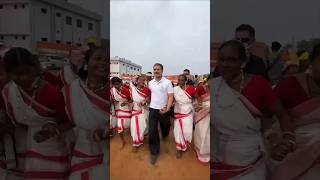 Rahul Gandhi Jharkhand Mein Nritya Kiya viralshortvideo rahulgandhi shortvideo shortscongress [upl. by Perice]