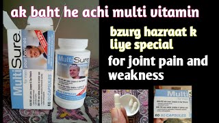 Multi sure multivitamin review does it work price too expensive [upl. by Jedthus]