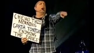 Garth Brooks sings The Dance Fan holds up sign [upl. by Siro]