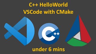 C HelloWorld on Visual Studio Code with CMake Under 6 Minutes [upl. by Iznil]