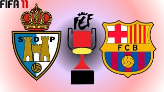 PONFERRADINA  FC BARCELONA PRIMERA RONDA COPA DEL REY  IDA [upl. by Niko]