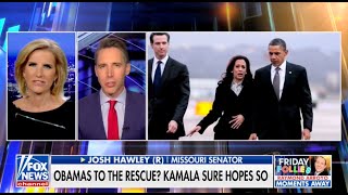 Hawley Reacts To Obamas Stumping For Harris Lousy Attempt To Distract From Kamalas Failing Record [upl. by Amsirak]