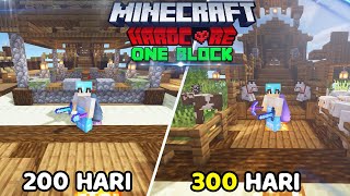 300 Hari di Minecraft Hardcore Tapi Cuma Satu Block [upl. by Dnomed]