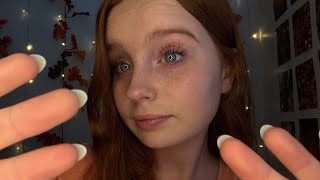 ASMR Relaxing Face Touching amp Whispers For Sleep 🦪 [upl. by Adnerak]