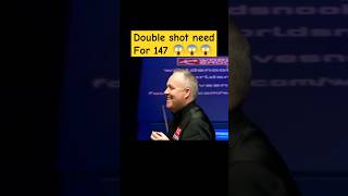 Juddtrump vs John Higgins 147 double shot by Higgins [upl. by Nil812]