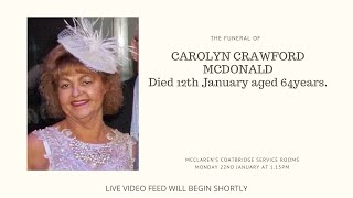 Funeral of Carolyn Crawford McDonald [upl. by Malanie]