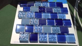 NptEssence Series Glass Series Pool Tiles [upl. by Lertnom]