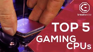 Top 5 BESTE GAMING PROZESSOREN 2018  Von unter 100 bis über 300 Euro AMD UND INTEL [upl. by Marvella]