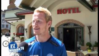 Interview mit Steffen Haas im Trainingslager in Fulpmes [upl. by Ecinehs]