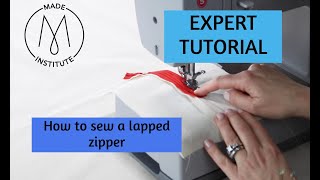 Sewing a lapped zipper for beginners [upl. by Anama]