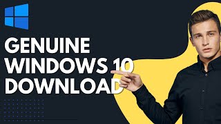 How to Download Genuine Windows 10 ISO  Official Microsoft Website [upl. by Gerger]