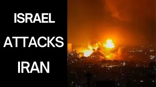 Israel launches retaliatory strikes on iran  israelattacksiran tehran netanyahu idf [upl. by Damour]