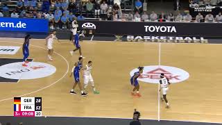 Dennis Schröder  Highlights  France vs Germany  23 PTS 6 AST [upl. by Torrin281]