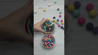 Pearl beads and Amazing beads Oddly Satisfying Vide satisfying satisfyingvideo war shorts short [upl. by Nowujalo900]