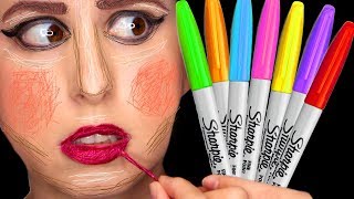 Removing Sharpie Marker Makeup Will It Stain My Face [upl. by Lucier487]