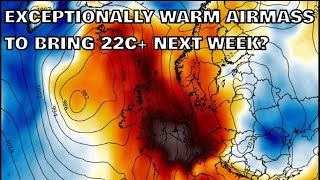 Exceptionally Warm Airmass to Bring 22C Next Week 12th October 2024 [upl. by Kata]