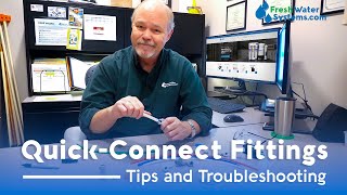 How to Fix Leaking QuickConnect Fittings [upl. by Enyamrahs]