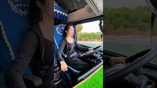 girl truck driving shorts subscribe newsong djgan trending tractor jcb ytshort foryou [upl. by Kcered]