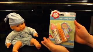 Corolle Mon Premier Baby Doll amp BABYDOLL Magic Bottles Unboxing amp Review [upl. by Merola]