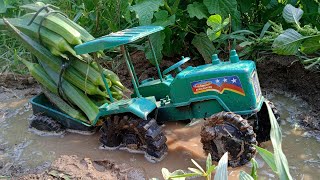 mini tractor ले आया खेत से सब्जीtractor Toysmini tractor trolley tractor stuck in mud। [upl. by Millur820]