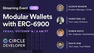 Builder Series LIVE Modular Wallets with ERC6900 [upl. by Etireuqram]